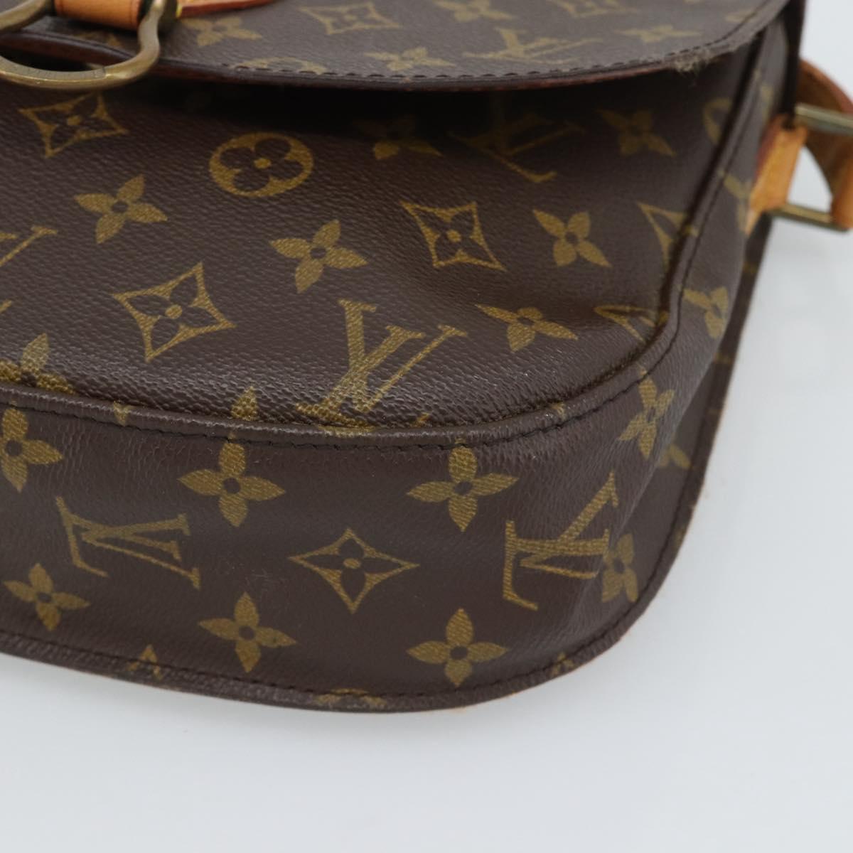 LOUIS VUITTON Monogram Saint Cloud GM Shoulder Bag M51242 LV Auth 191638