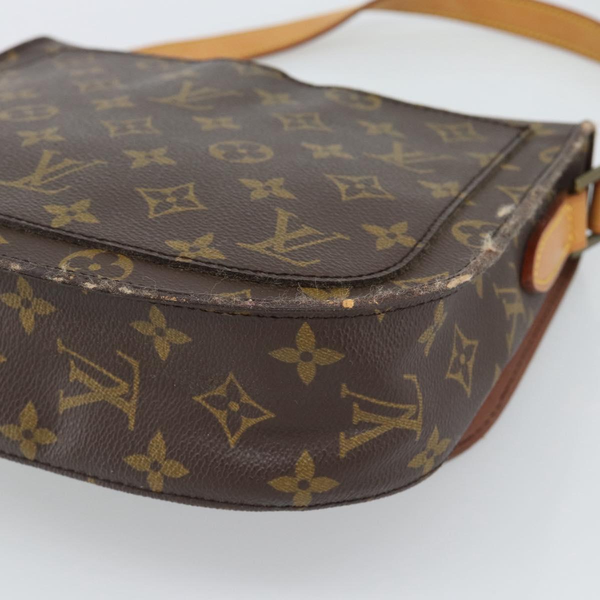 LOUIS VUITTON Monogram Saint Cloud GM Shoulder Bag M51242 LV Auth 191638