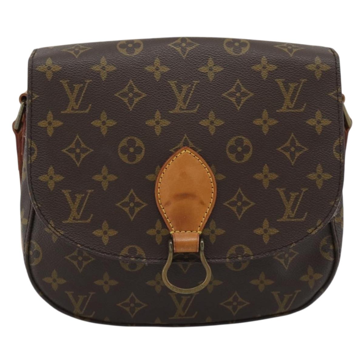 LOUIS VUITTON Monogram Saint Cloud GM Shoulder Bag M51242 LV Auth 191638