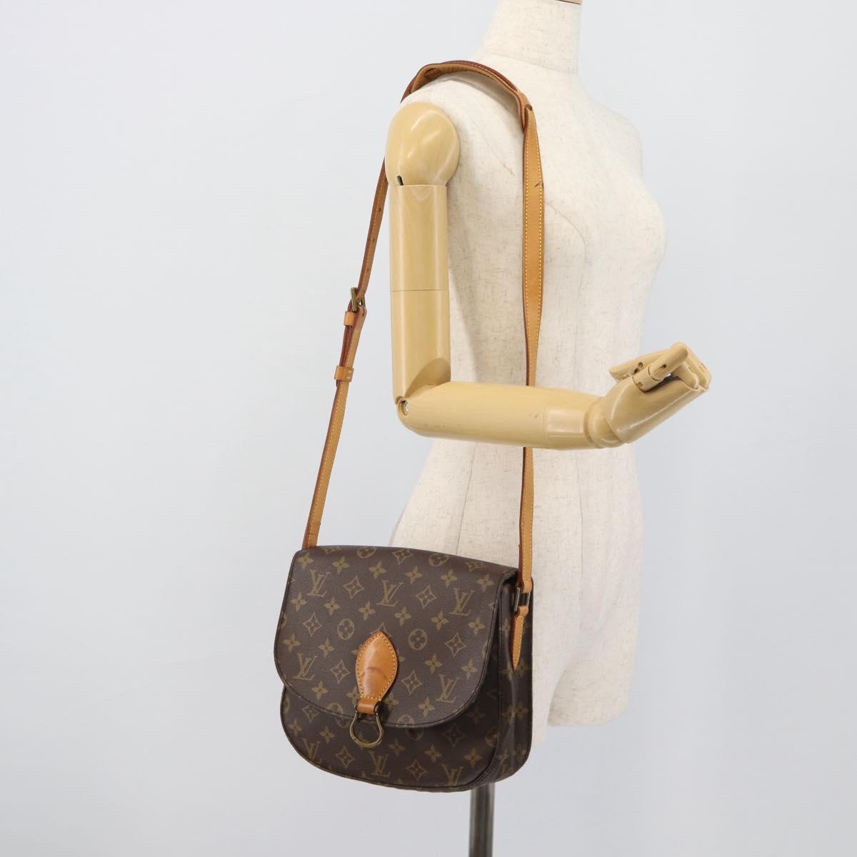 LOUIS VUITTON Monogram Saint Cloud GM Shoulder Bag M51242 LV Auth 191638