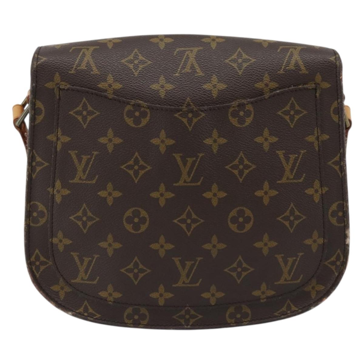 LOUIS VUITTON Monogram Saint Cloud GM Shoulder Bag M51242 LV Auth 191638