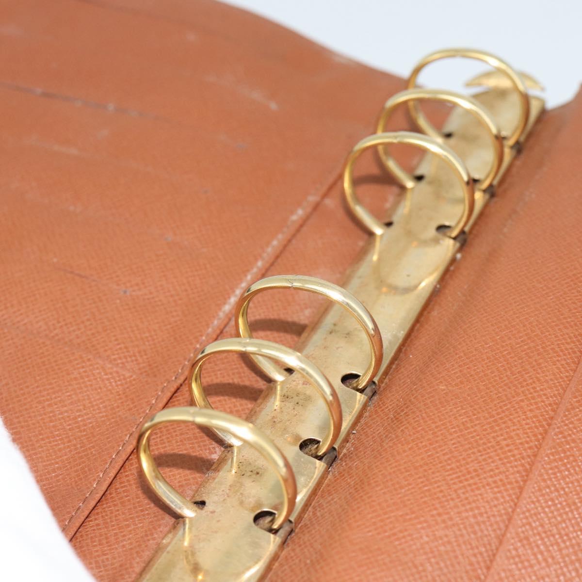 LOUIS VUITTON Monogram Agenda MM Day Planner Cover R20105 LV Auth 191639