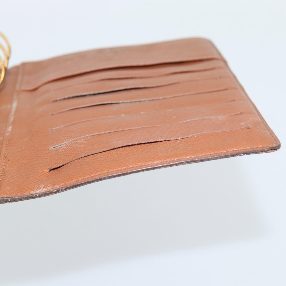 LOUIS VUITTON Monogram Agenda MM Day Planner Cover R20105 LV Auth 191639