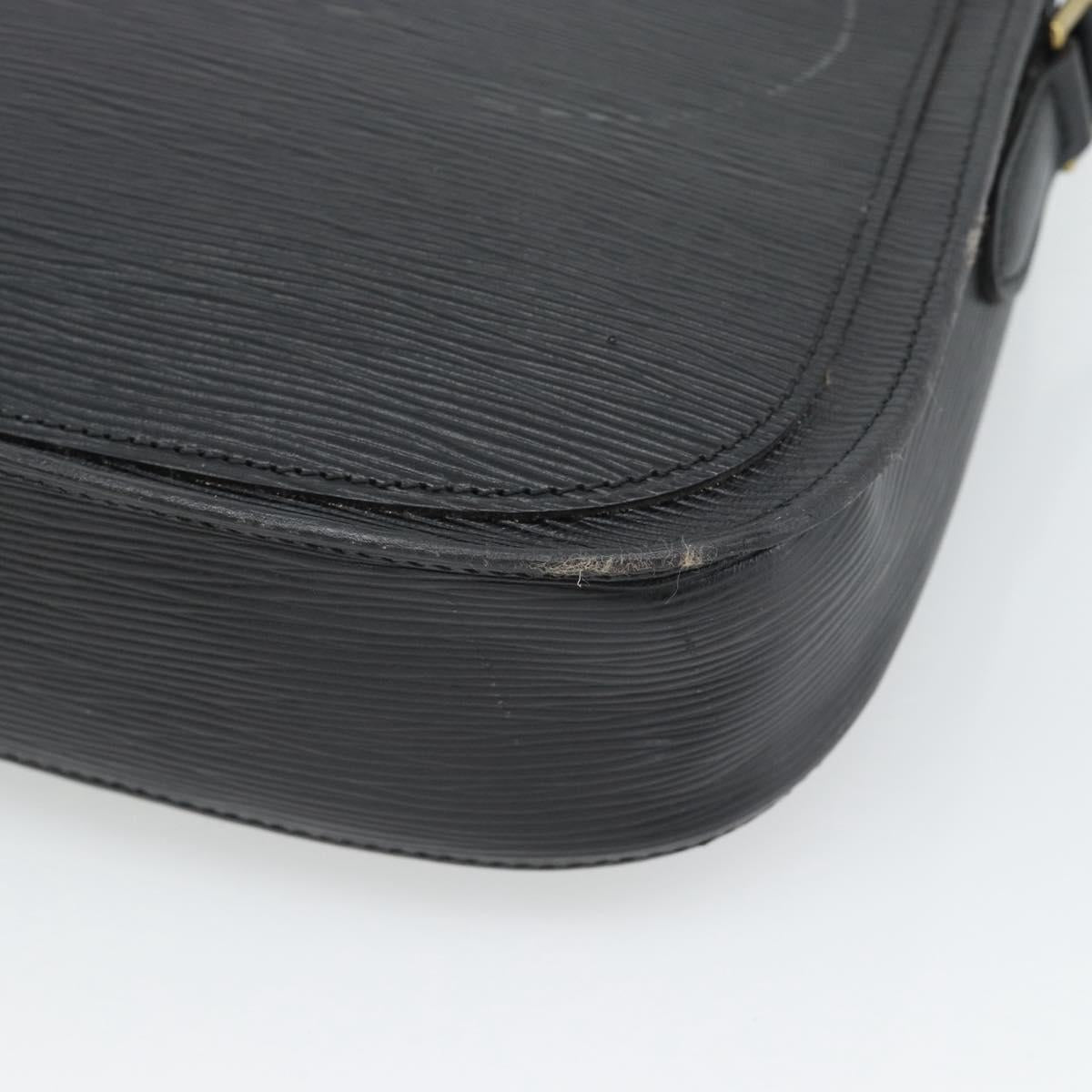 LOUIS VUITTON Epi Saint Cloud GM Shoulder Bag Black M52192 LV Auth 191640