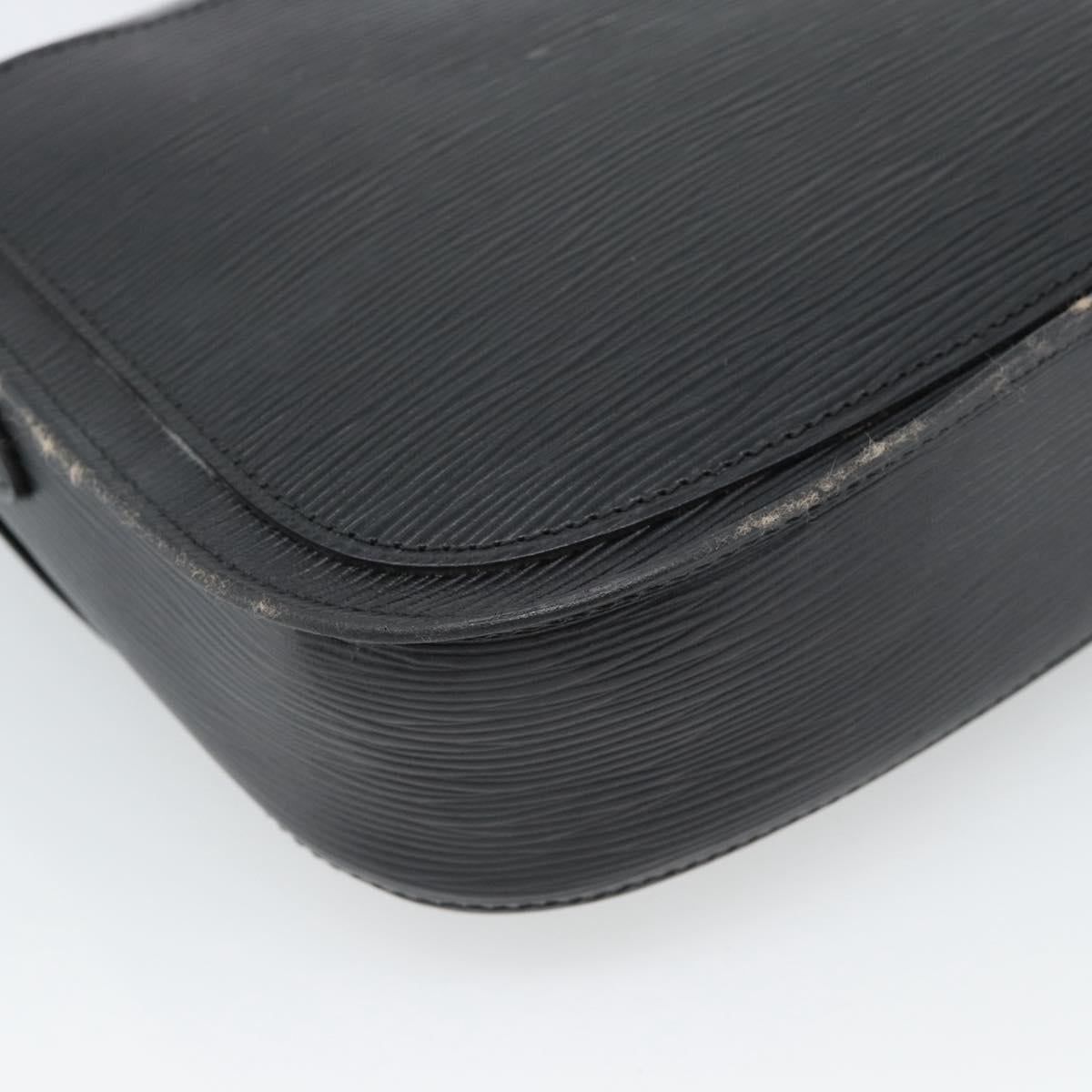 LOUIS VUITTON Epi Saint Cloud GM Shoulder Bag Black M52192 LV Auth 191640