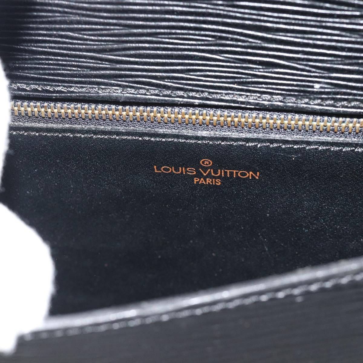 LOUIS VUITTON Epi Saint Cloud GM Shoulder Bag Black M52192 LV Auth 191640