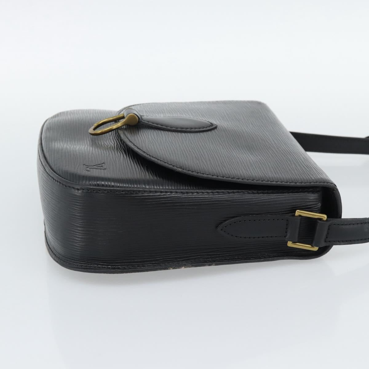 LOUIS VUITTON Epi Saint Cloud GM Shoulder Bag Black M52192 LV Auth 191640