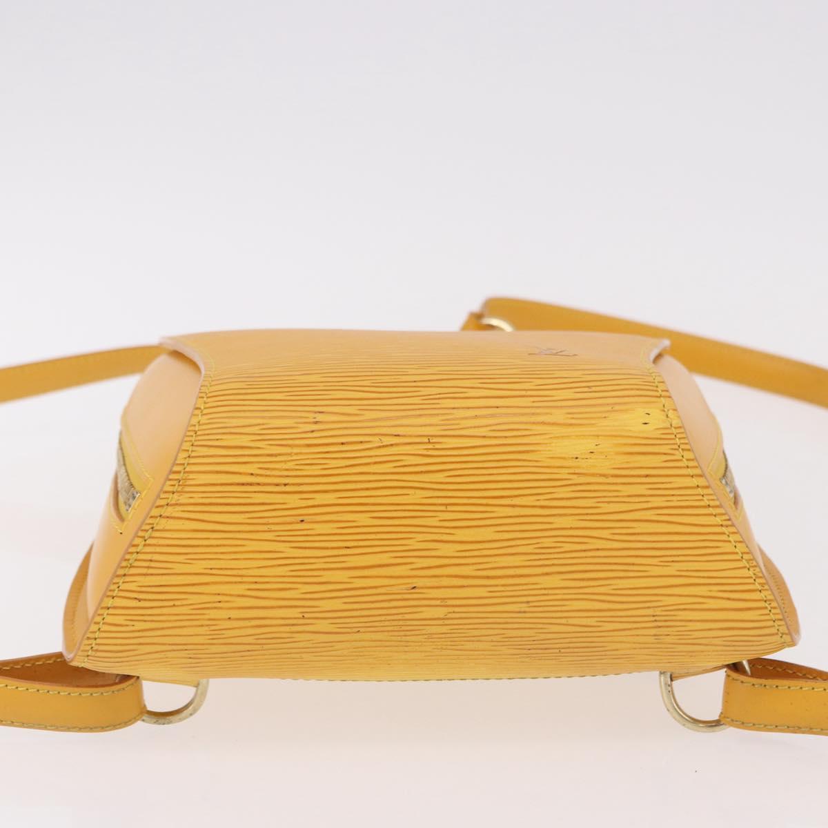 LOUIS VUITTON Epi Mabillon Backpack Yellow M52239 LV Auth 191641