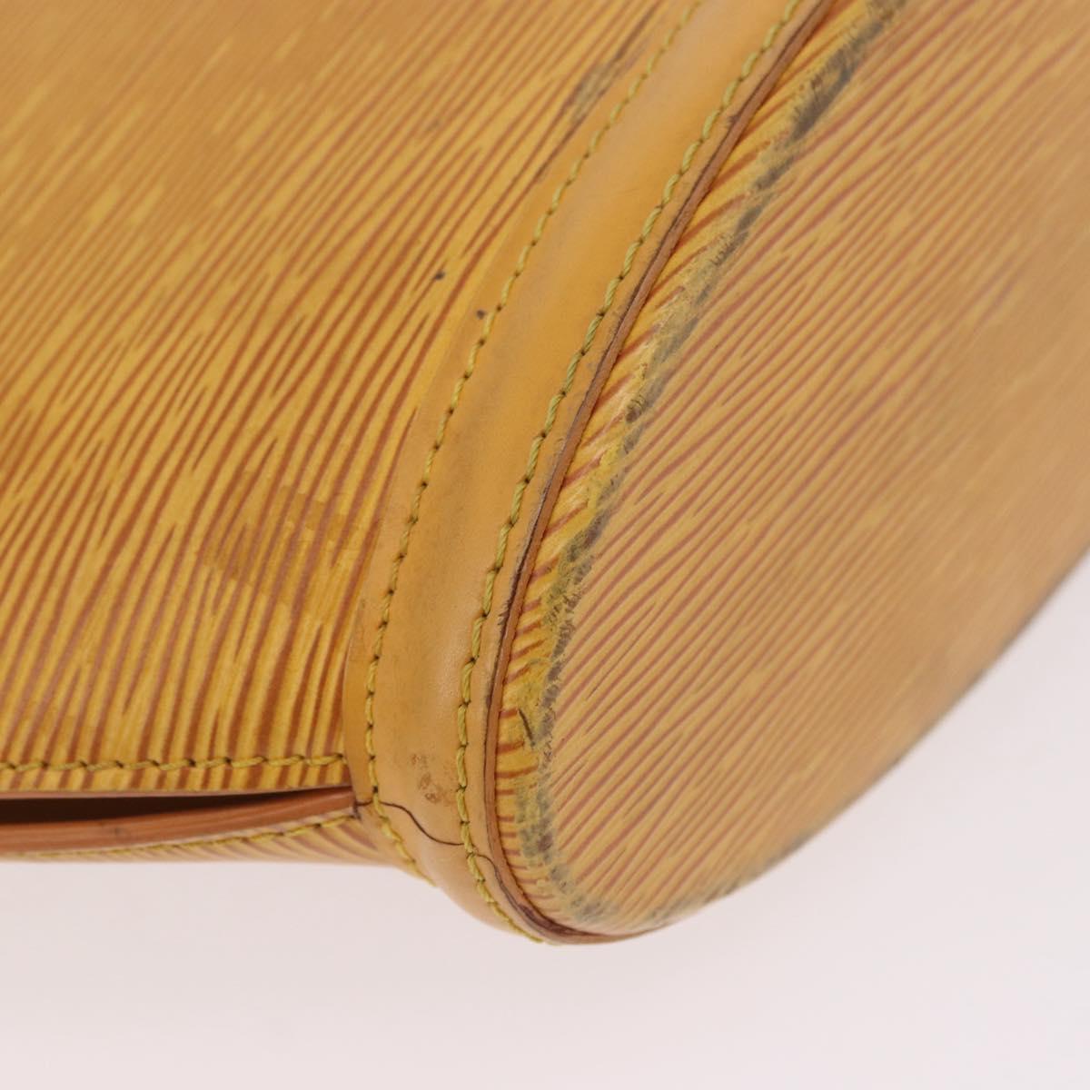 LOUIS VUITTON Epi Saint Jacques Hand Bag Yellow M52279 LV Auth 191642
