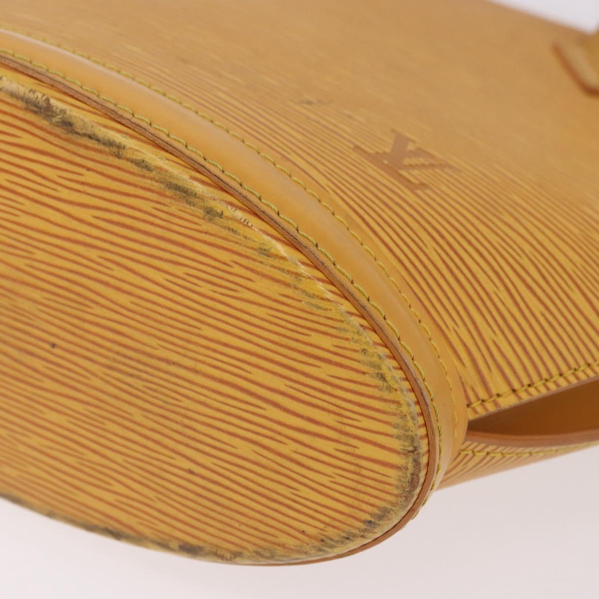 LOUIS VUITTON Epi Saint Jacques Hand Bag Yellow M52279 LV Auth 191642