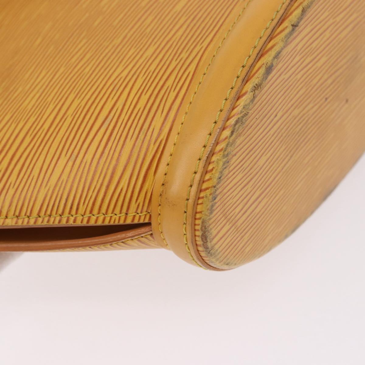 LOUIS VUITTON Epi Saint Jacques Hand Bag Yellow M52279 LV Auth 191642