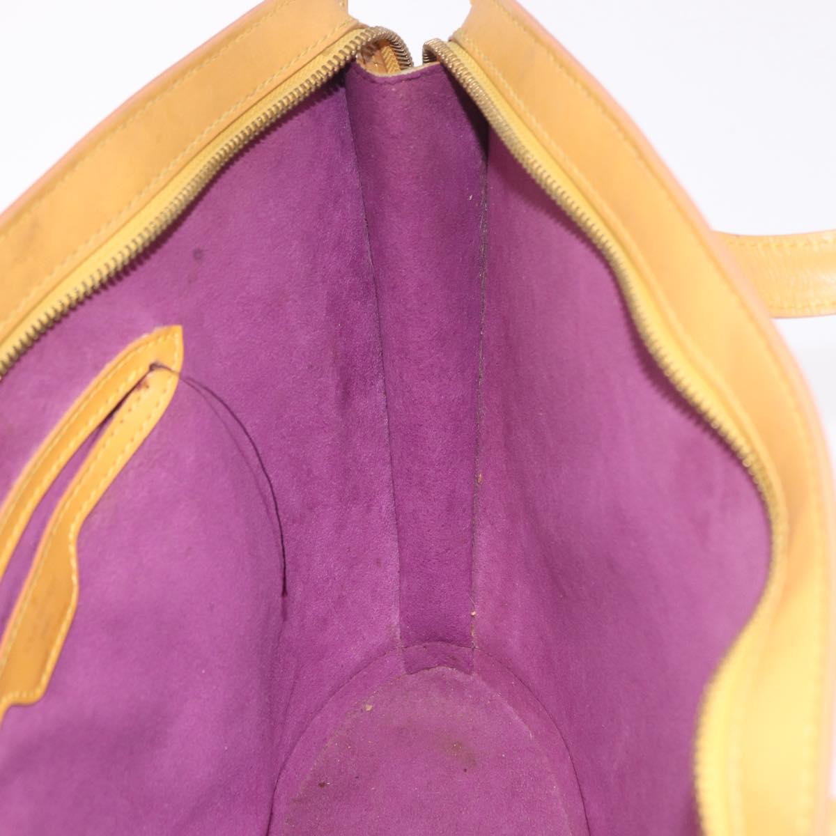 LOUIS VUITTON Epi Saint Jacques Hand Bag Yellow M52279 LV Auth 191642