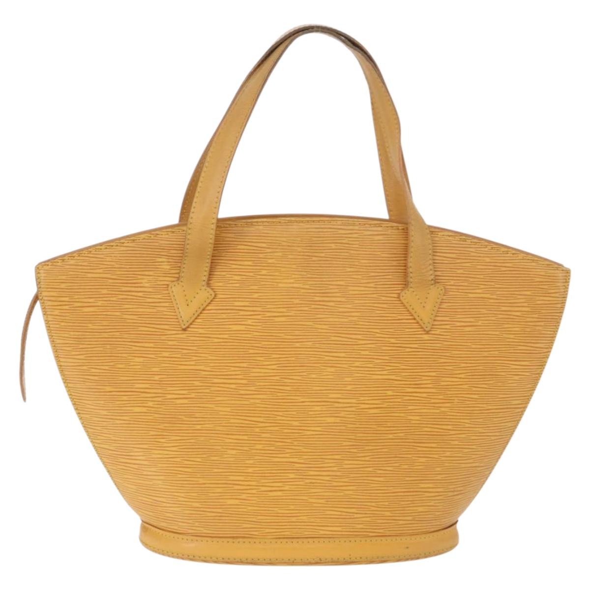 LOUIS VUITTON Epi Saint Jacques Hand Bag Yellow M52279 LV Auth 191642