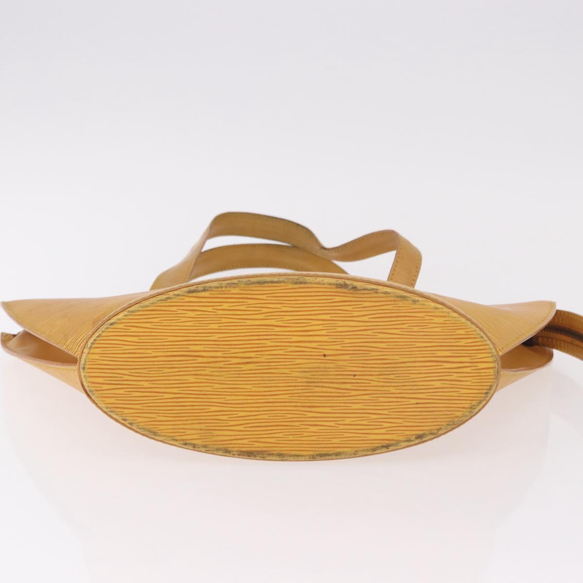 LOUIS VUITTON Epi Saint Jacques Hand Bag Yellow M52279 LV Auth 191642
