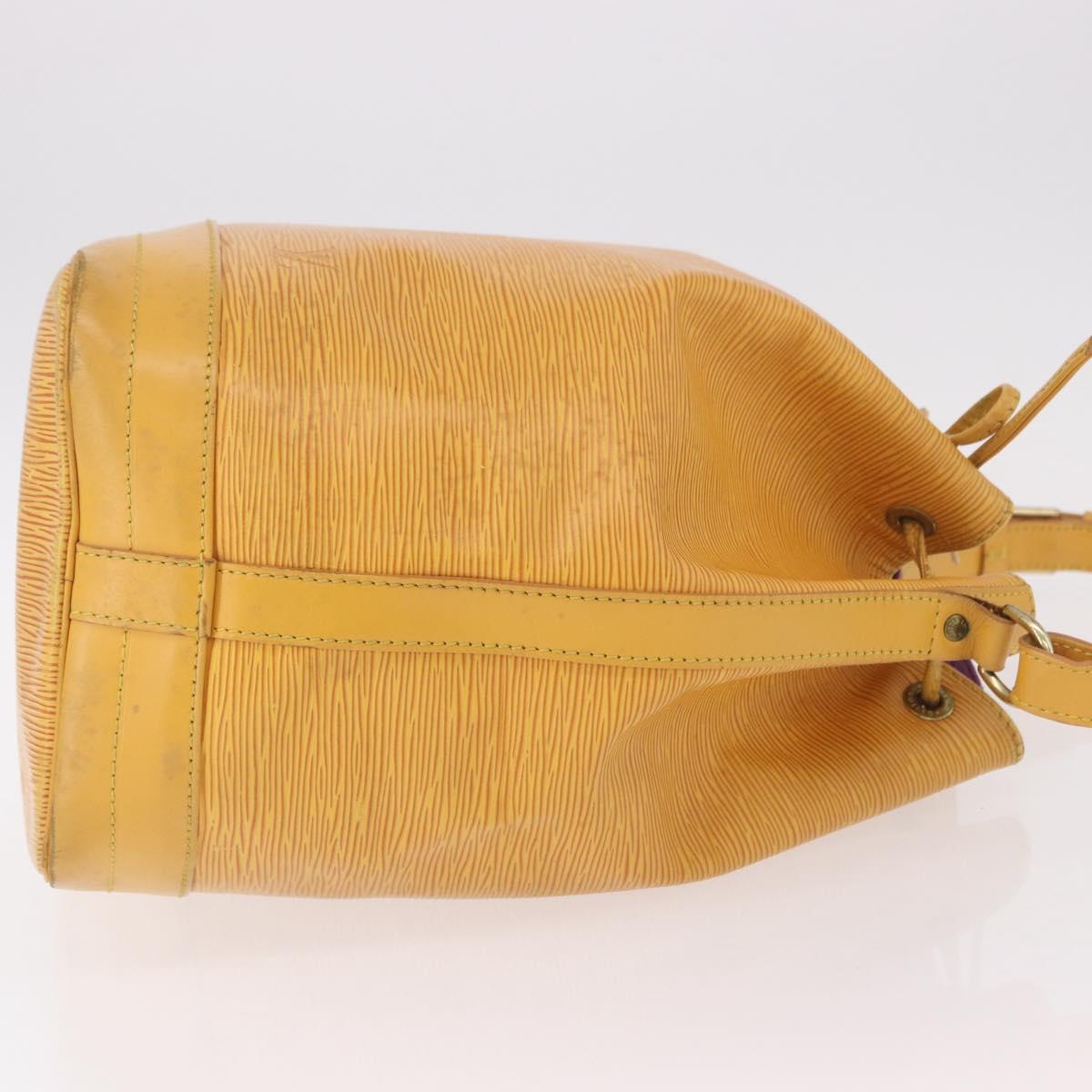 LOUIS VUITTON Epi Petit Noe Shoulder Bag Tassili Yellow M44109 LV Auth 191643