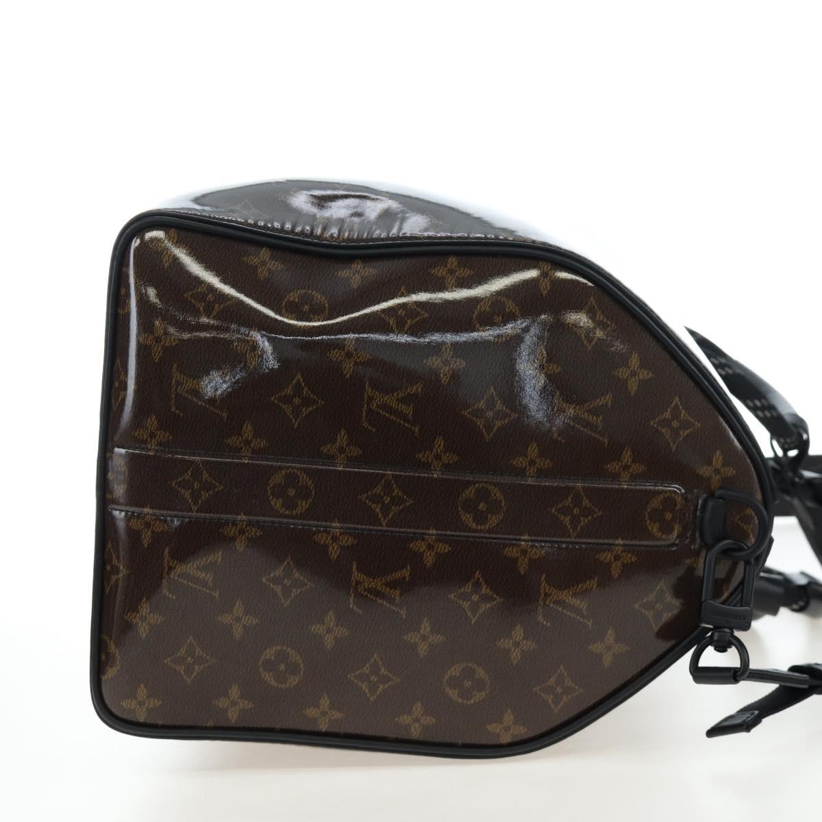 LOUIS VUITTON Monogram Glaze Keepall Bandouliere 50 Bag M43899 LV Auth 191644SM
