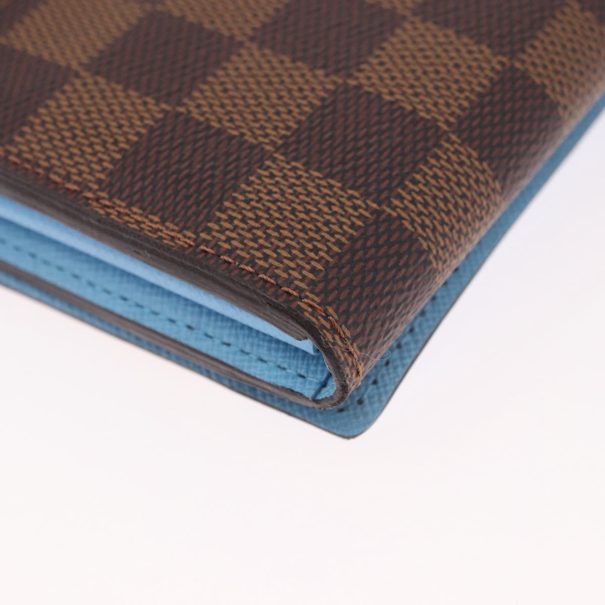 LOUIS VUITTON Damier Ebene Portefeuille Sarah Long Wallet N64426 LV Auth 191659M