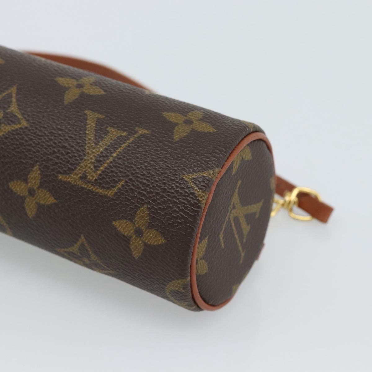 LOUIS VUITTON Monogram Papillon Pouch LV Auth 191669
