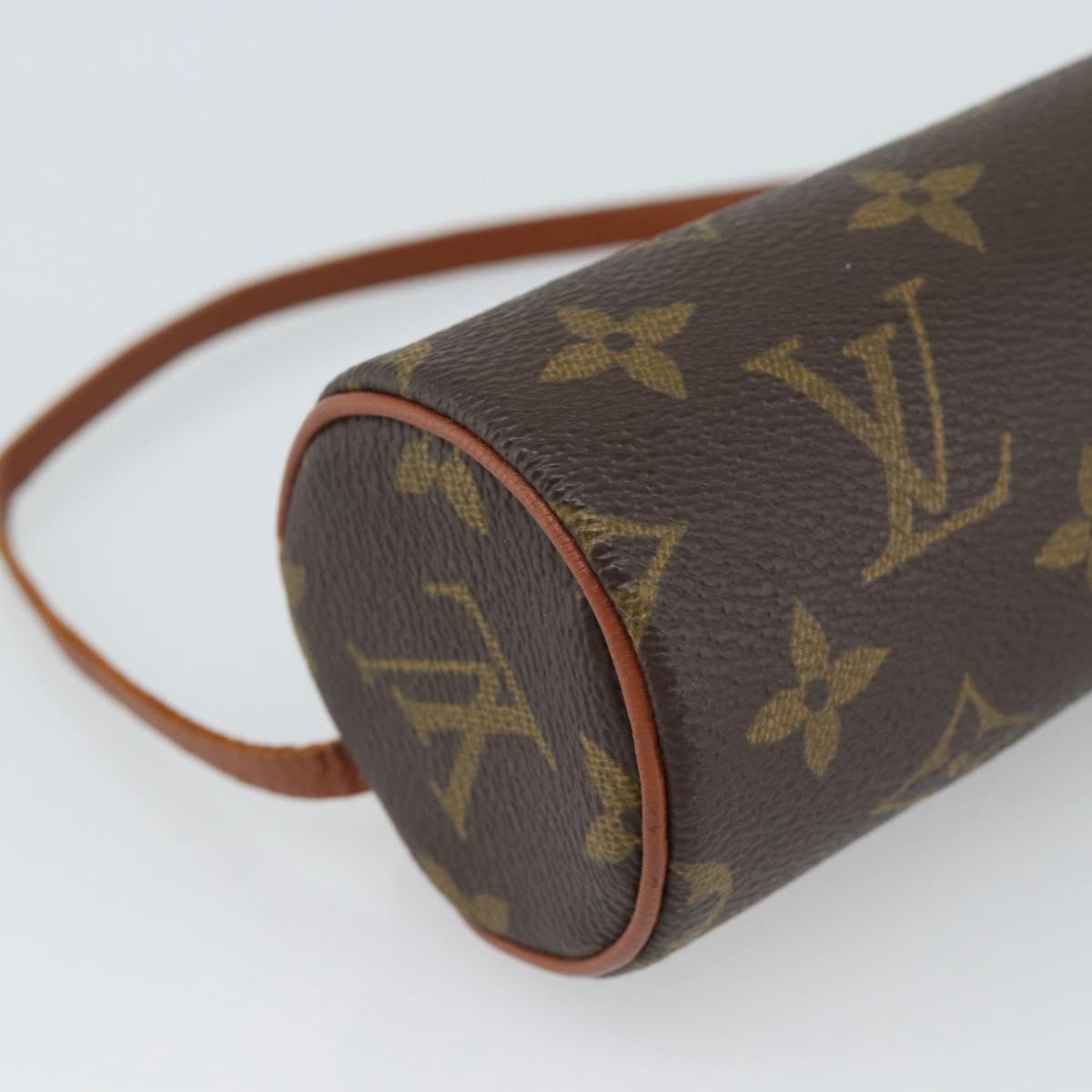 LOUIS VUITTON Monogram Papillon Pouch LV Auth 191669