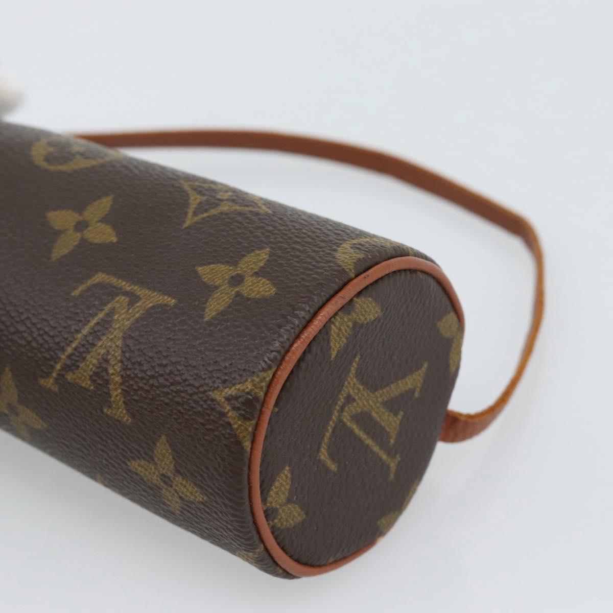 LOUIS VUITTON Monogram Papillon Pouch LV Auth 191669