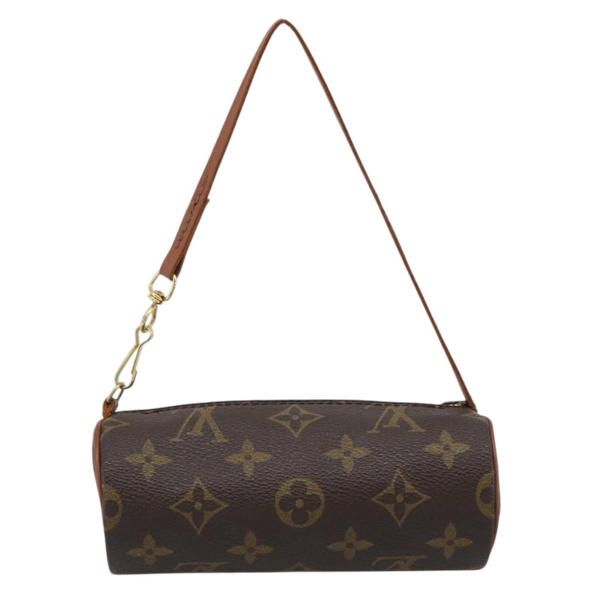 LOUIS VUITTON Monogram Papillon Pouch LV Auth 191669