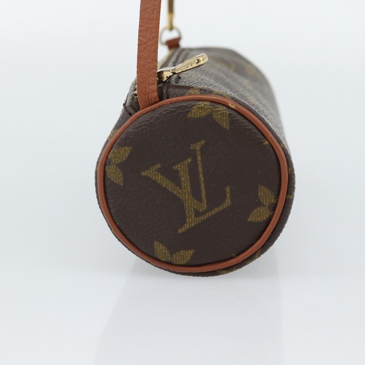 LOUIS VUITTON Monogram Papillon Pouch LV Auth 191669