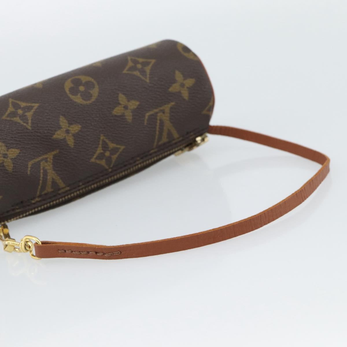 LOUIS VUITTON Monogram Papillon Pouch LV Auth 191669