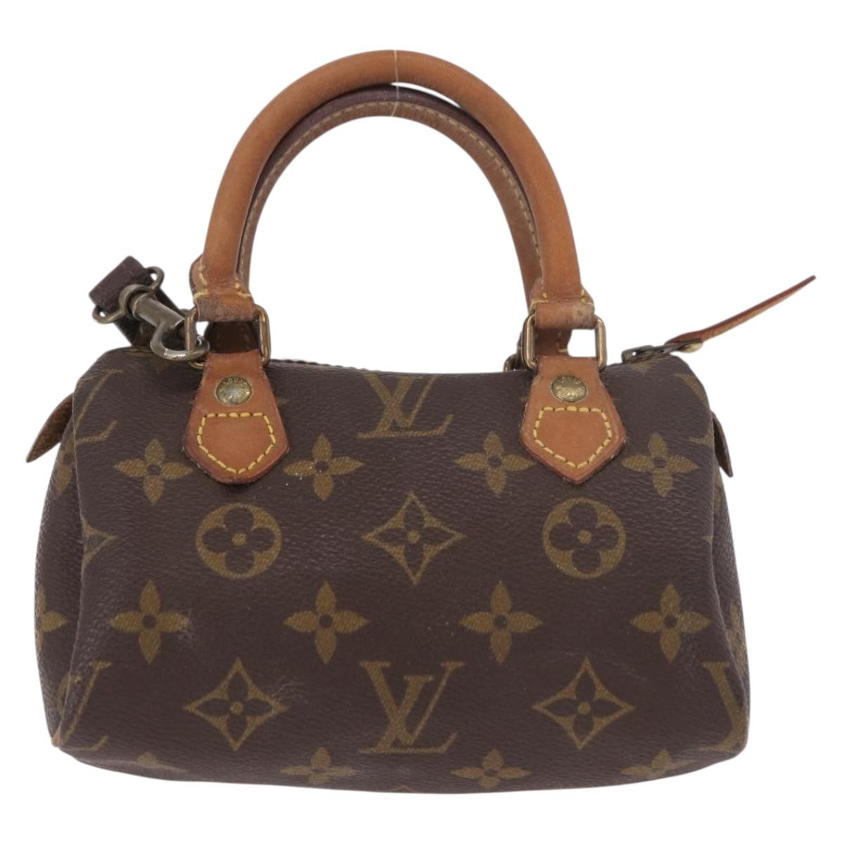 LOUIS VUITTON Monogram Mini Speedy Hand Bag M41534 LV Auth 191670