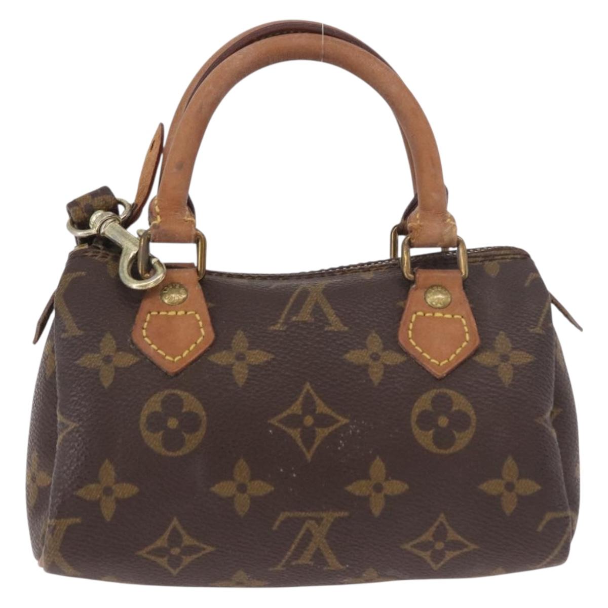 LOUIS VUITTON Monogram Mini Speedy Hand Bag M41534 LV Auth 191670