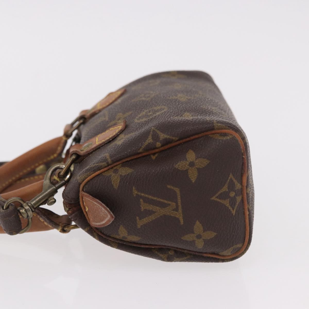 LOUIS VUITTON Monogram Mini Speedy Hand Bag M41534 LV Auth 191670
