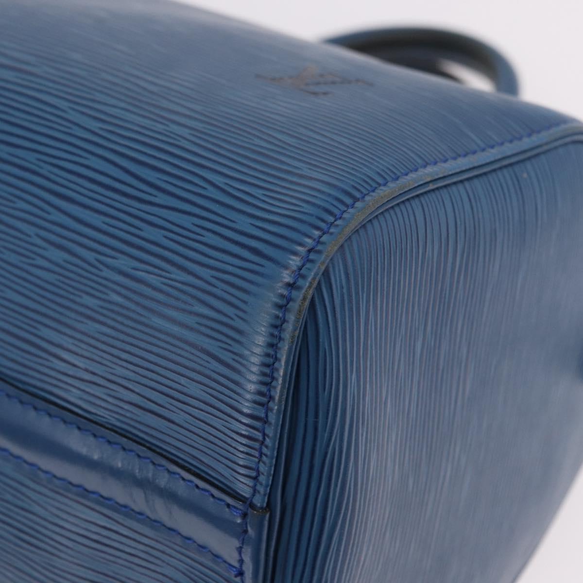 LOUIS VUITTON Epi Speedy 25 Hand Bag Toledo Blue M43015 LV Auth 191673