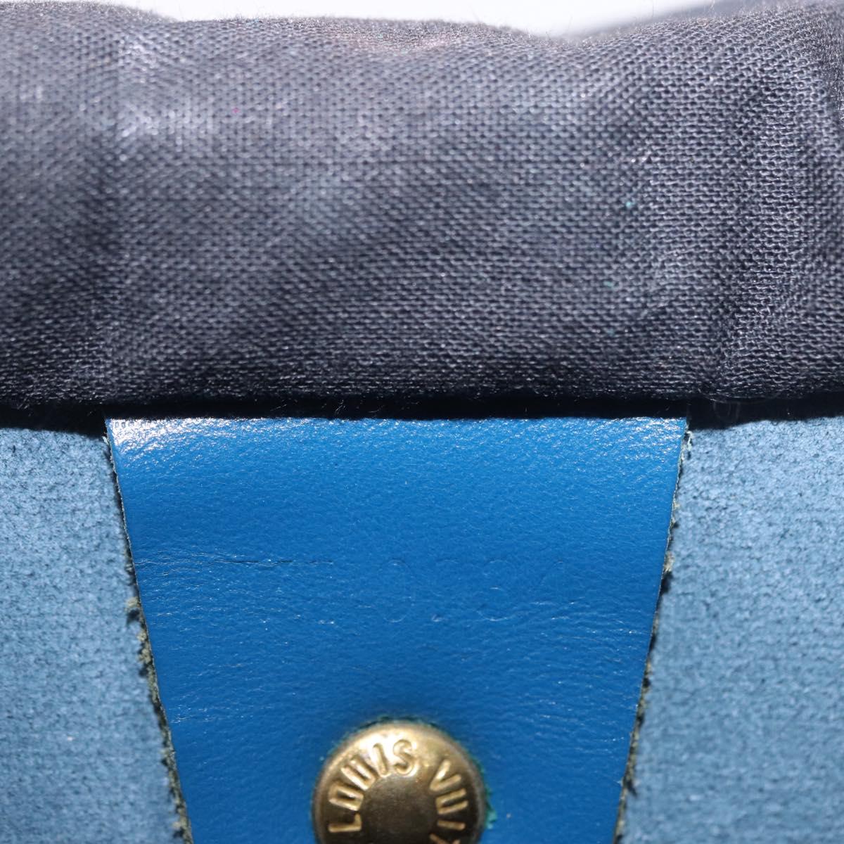 LOUIS VUITTON Epi Speedy 25 Hand Bag Toledo Blue M43015 LV Auth 191673