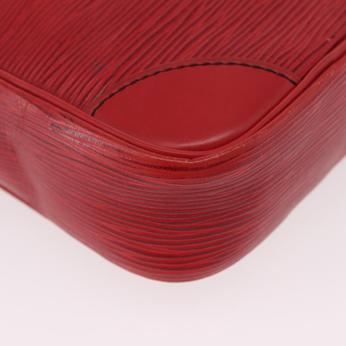 LOUIS VUITTON Epi Danube Shoulder Bag Red M45637 LV Auth 191681