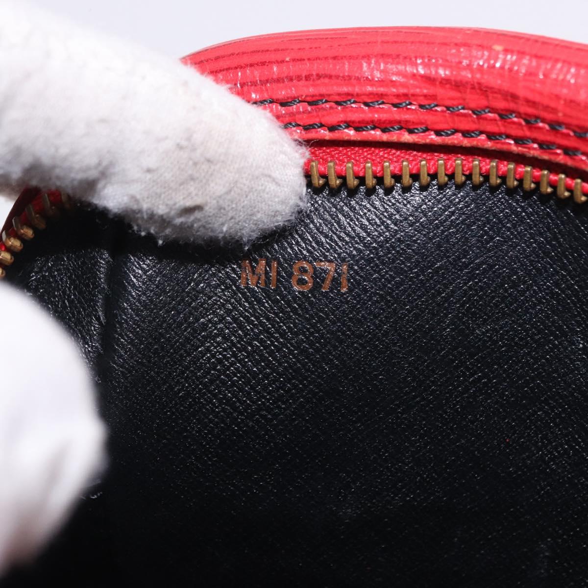 LOUIS VUITTON Epi Danube Shoulder Bag Red M45637 LV Auth 191681