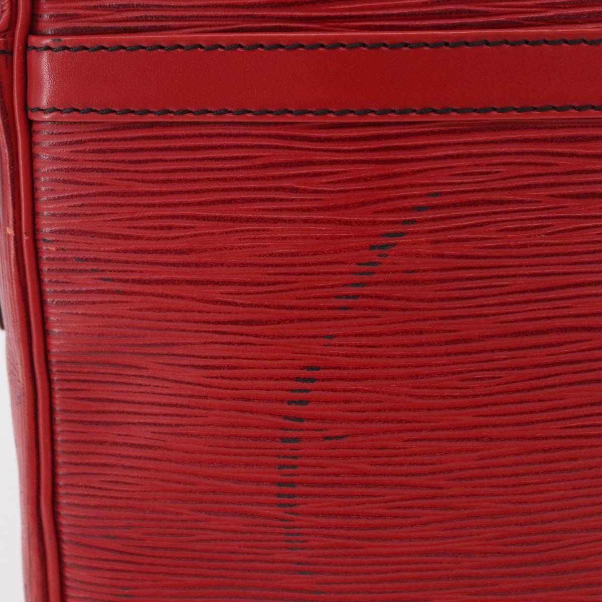 LOUIS VUITTON Epi Danube Shoulder Bag Red M45637 LV Auth 191681