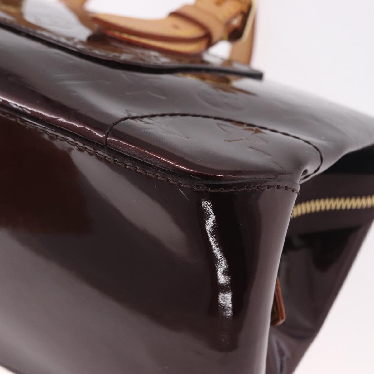 LOUIS VUITTON Monogram Vernis Rosewood Avenue Amarante M93510 LV Auth 191684A