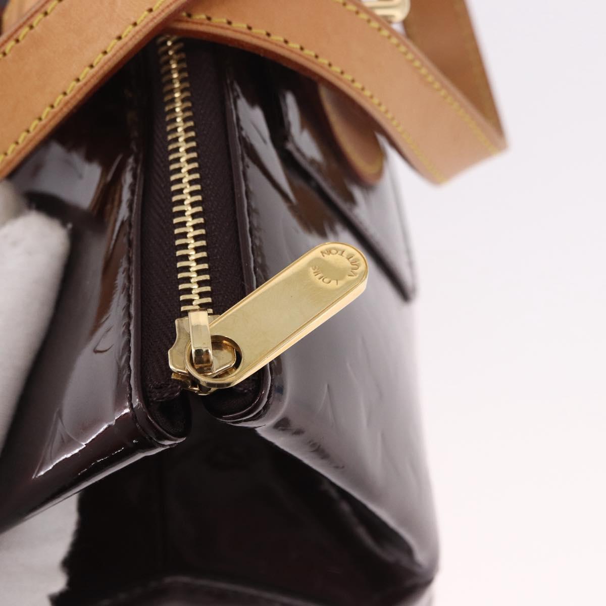 LOUIS VUITTON Monogram Vernis Rosewood Avenue Amarante M93510 LV Auth 191684A