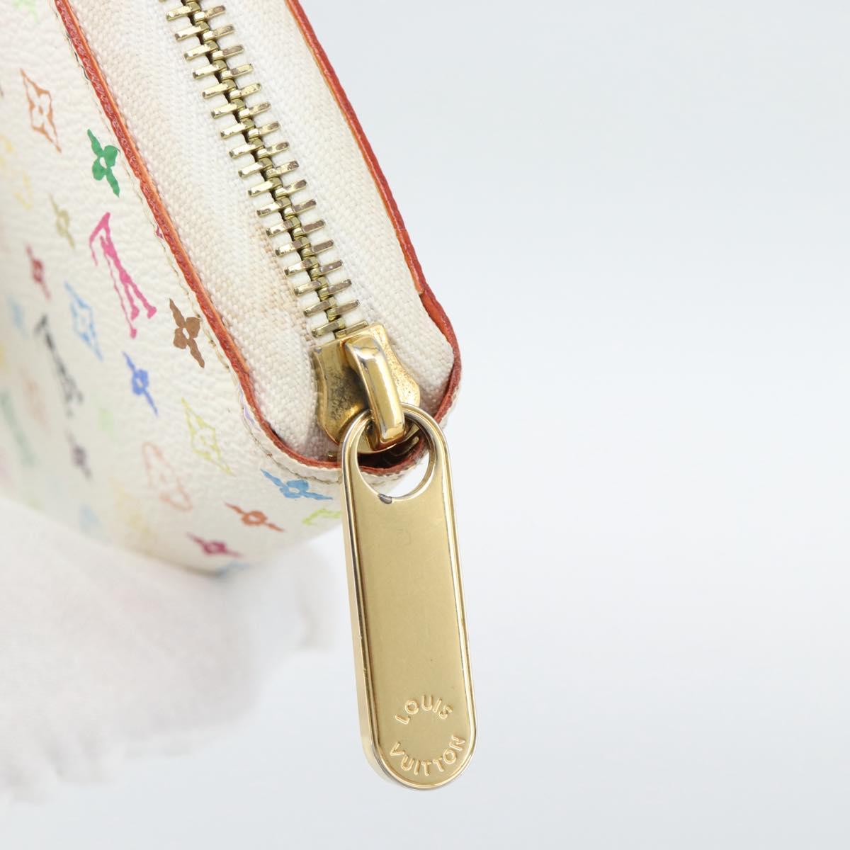 LOUIS VUITTON Monogram Multicolor Zippy Wallet Multicolor M60241 LV Auth 191685