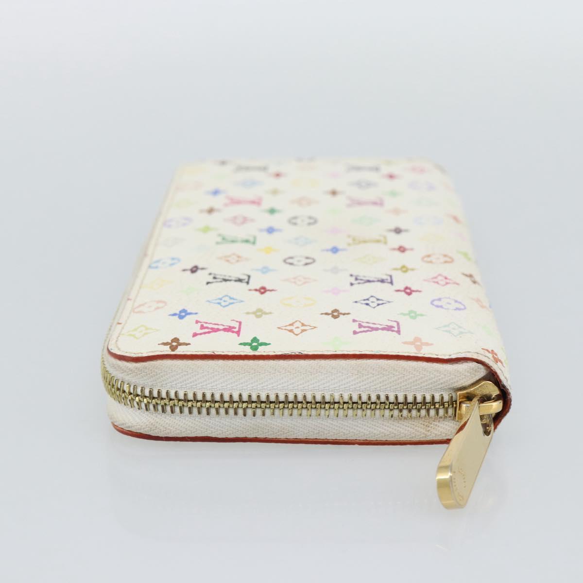 LOUIS VUITTON Monogram Multicolor Zippy Wallet Multicolor M60241 LV Auth 191685