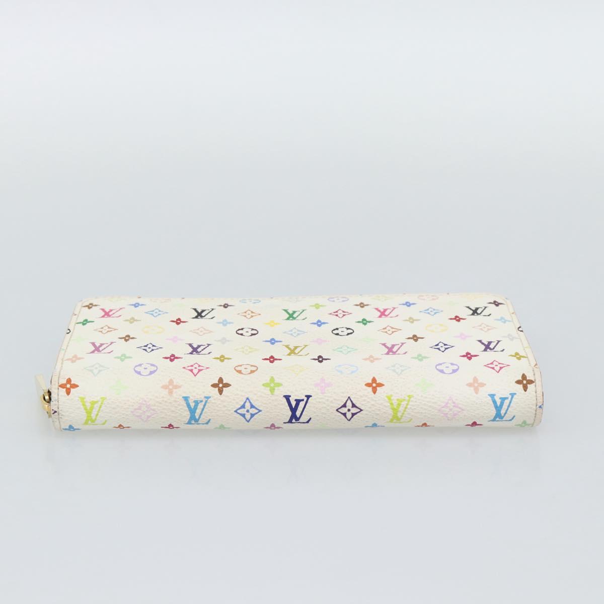 LOUIS VUITTON Monogram Multicolor Zippy Wallet Multicolor M60241 LV Auth 191685