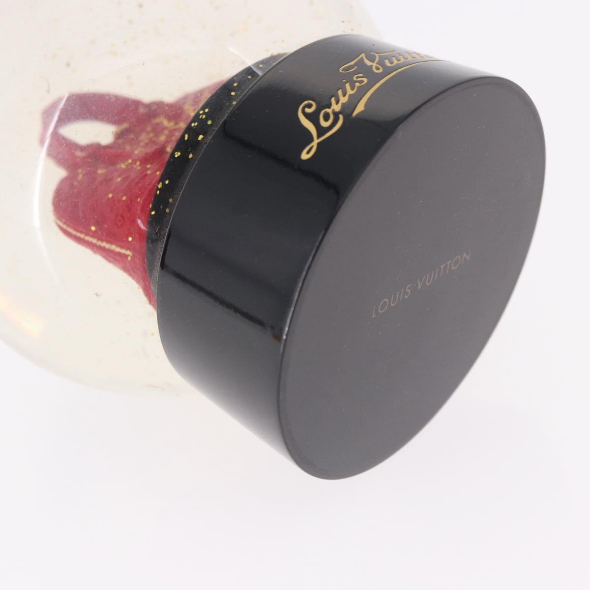 LOUIS VUITTON Alma Snow Globe Glass Red LV Auth 191688