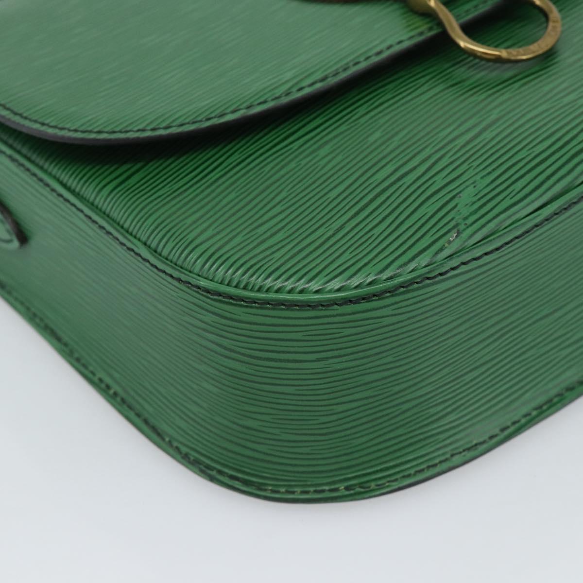 LOUIS VUITTON Epi Saint Cloud GM Shoulder Bag Green M52194 LV Auth 191689