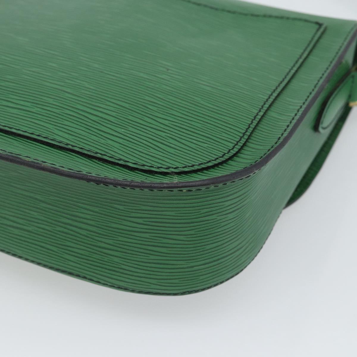 LOUIS VUITTON Epi Saint Cloud GM Shoulder Bag Green M52194 LV Auth 191689