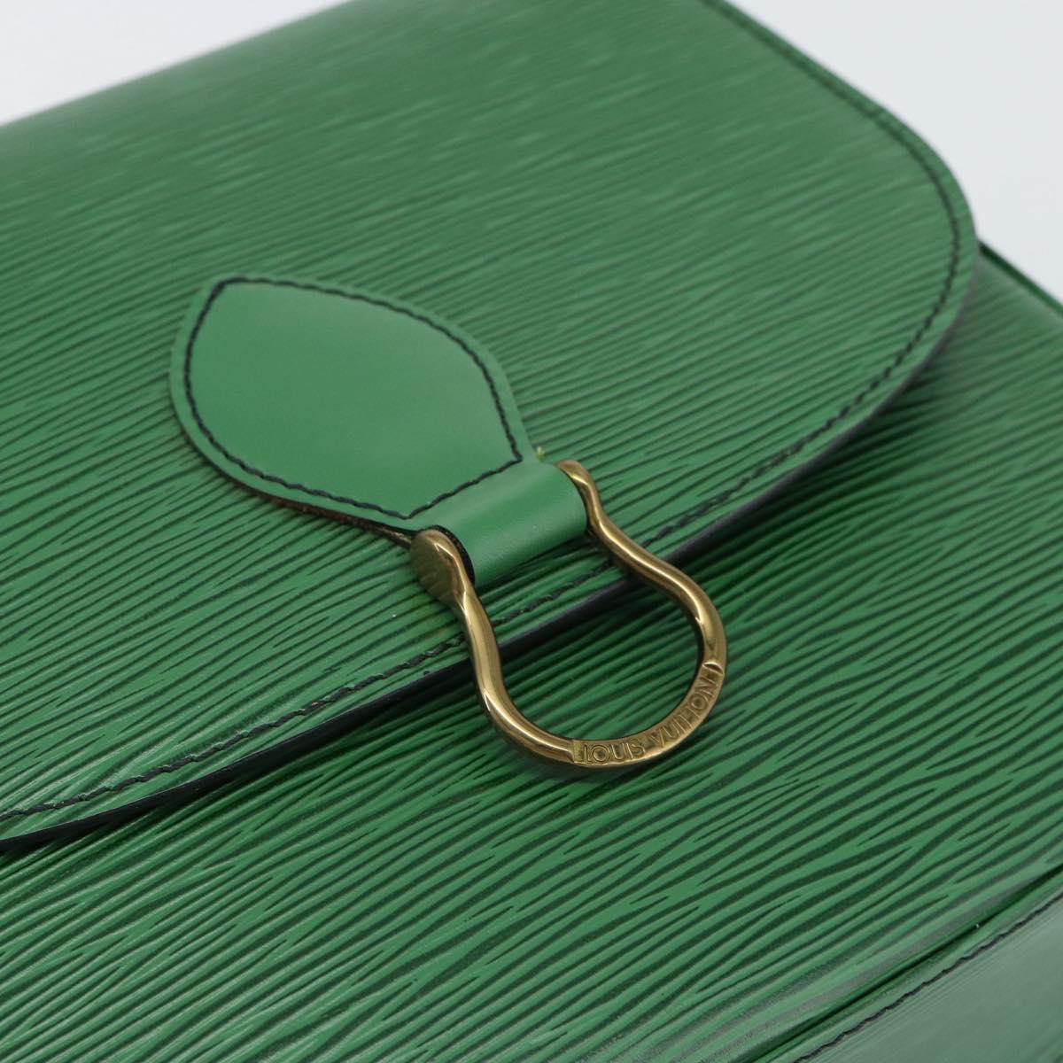 LOUIS VUITTON Epi Saint Cloud GM Shoulder Bag Green M52194 LV Auth 191689