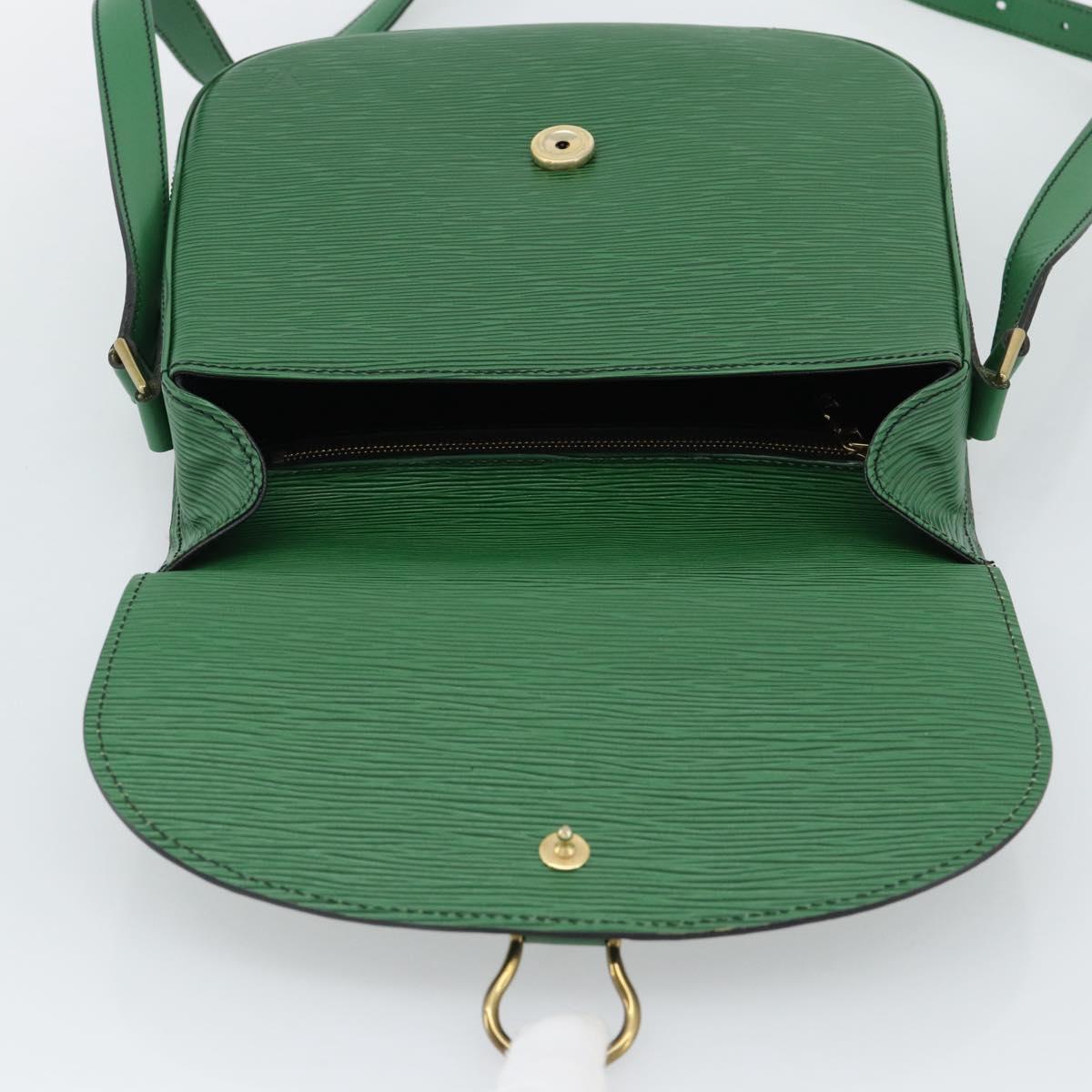 LOUIS VUITTON Epi Saint Cloud GM Shoulder Bag Green M52194 LV Auth 191689