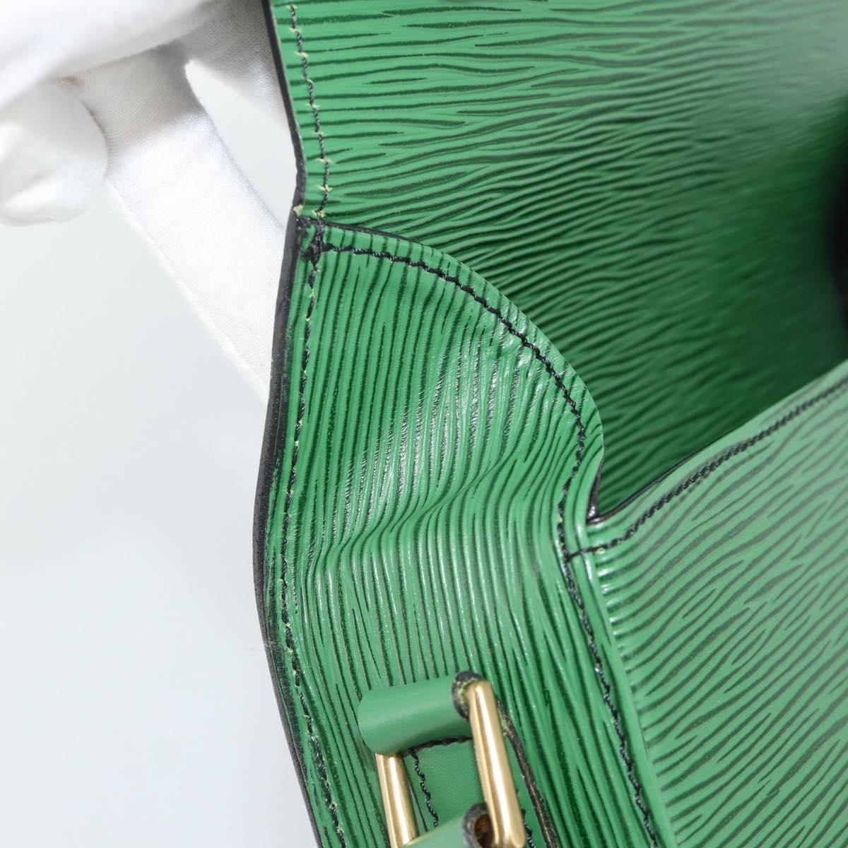 LOUIS VUITTON Epi Saint Cloud GM Shoulder Bag Green M52194 LV Auth 191689