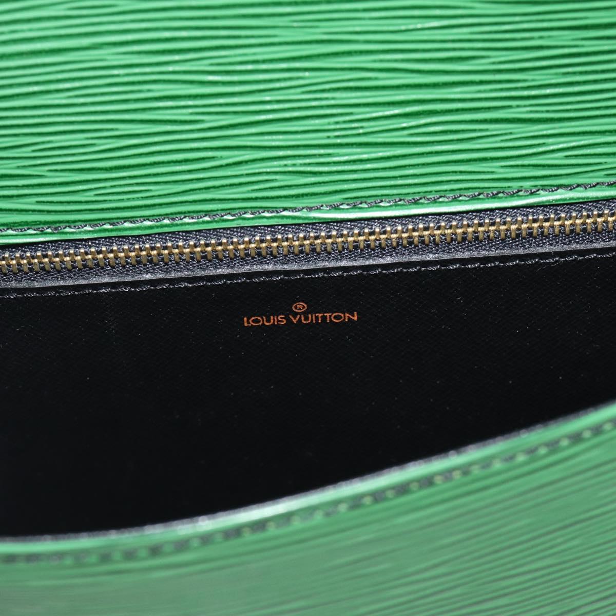 LOUIS VUITTON Epi Saint Cloud GM Shoulder Bag Green M52194 LV Auth 191689