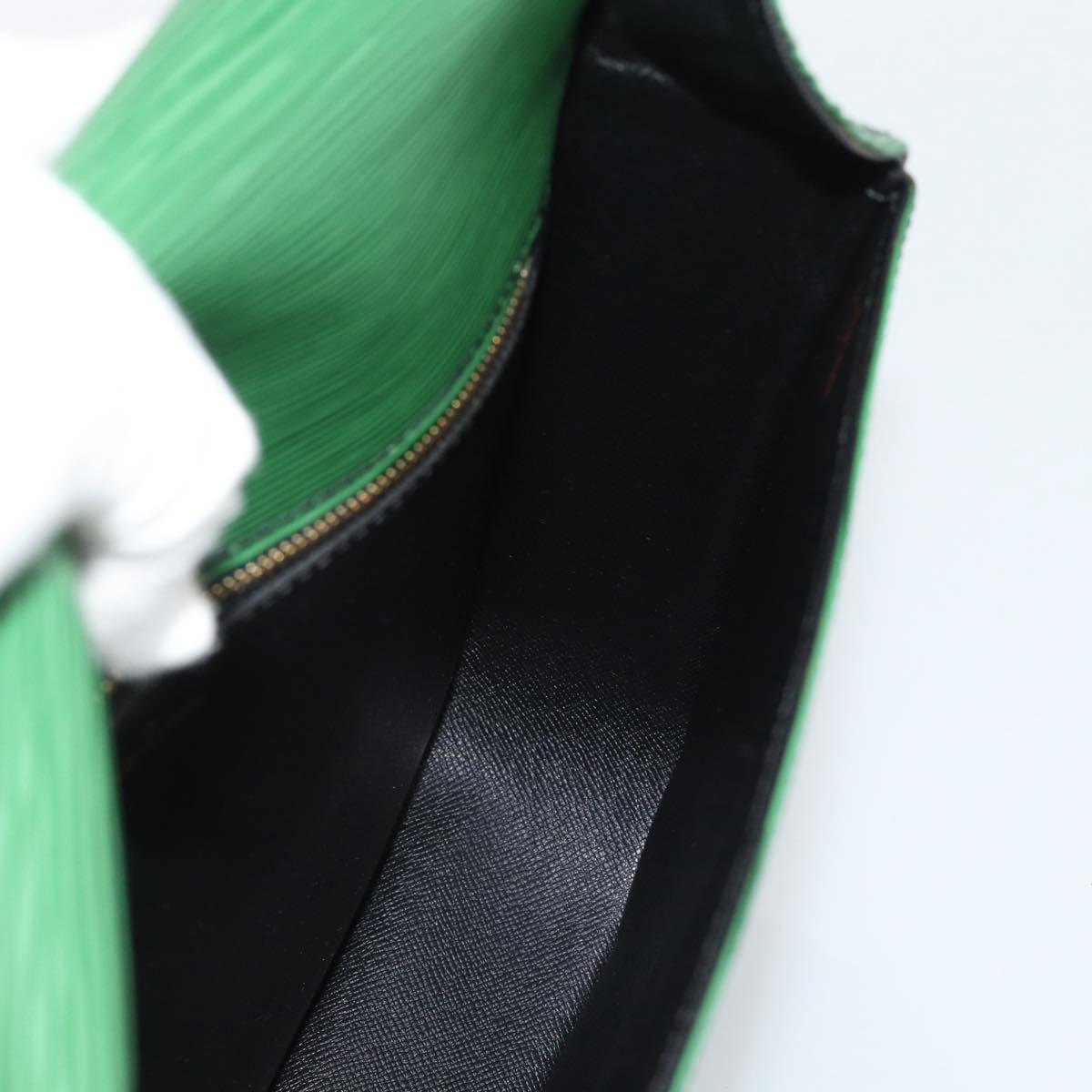 LOUIS VUITTON Epi Saint Cloud GM Shoulder Bag Green M52194 LV Auth 191689