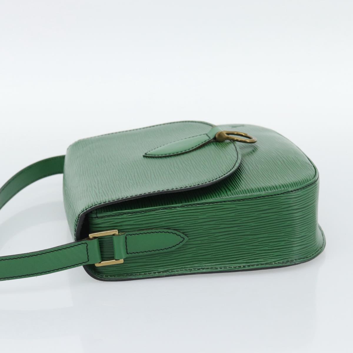 LOUIS VUITTON Epi Saint Cloud GM Shoulder Bag Green M52194 LV Auth 191689