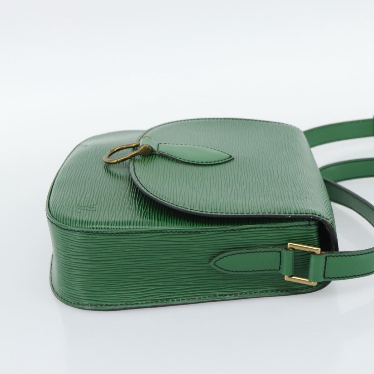 LOUIS VUITTON Epi Saint Cloud GM Shoulder Bag Green M52194 LV Auth 191689